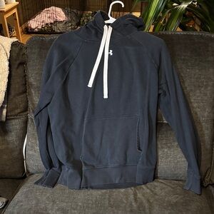 Under Armour Black Hoodie with White Accents